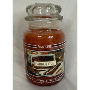 Yankee Candle 22 Oz CARROT CAKE  Discontinued BLACK BAND. Housewarmer RARE